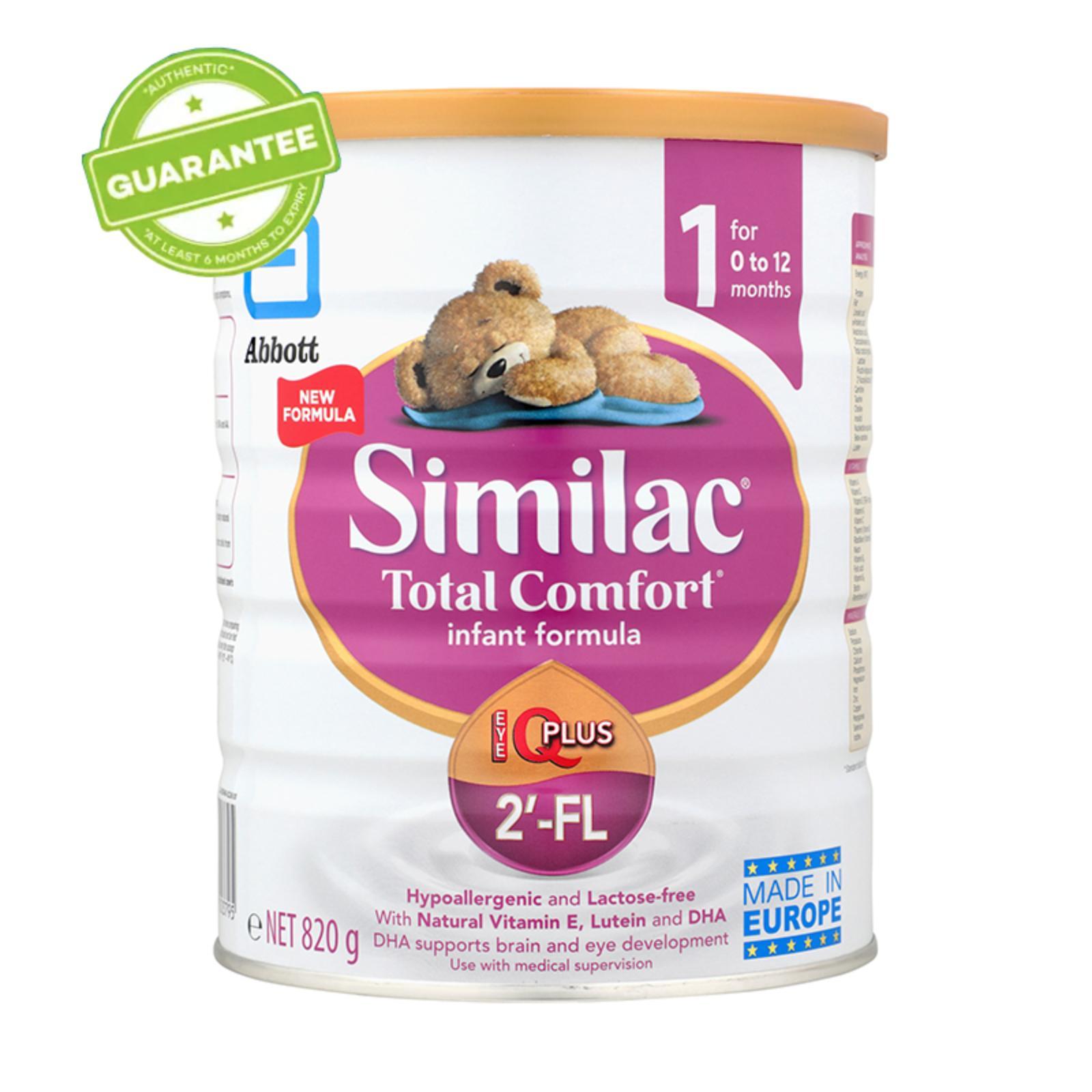 Similac Abbott Total Comfort Infant Formula Stage 1 Lazada Singapore