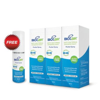 BioCair® Pocket Spray Triple Pack + 1 Free BioCair® Pocket Spray Triple Pack + 1 Free