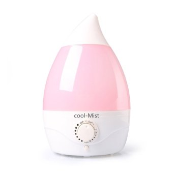 Cool Mist Ultrasonic Humidifier (Pink)