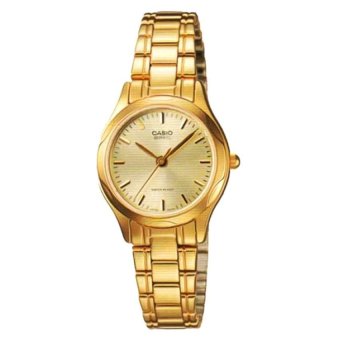 Casio LTP-1275G-9A Ladies Gold Tone Stainless Steel Analog Dress Watch Casio LTP-1275G-9A Ladies Gold Tone Stainless Steel Analog Dress Watch