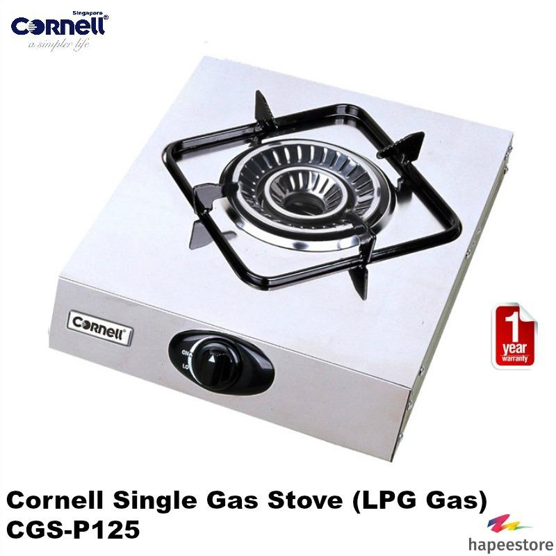 Est Crown Model 118 Table Top Gas Cooker Lpg Singapore Cornell Single Burner Gas Stove Lpg Cgs P125ss 1 Year Warranty 49 90 Update Two