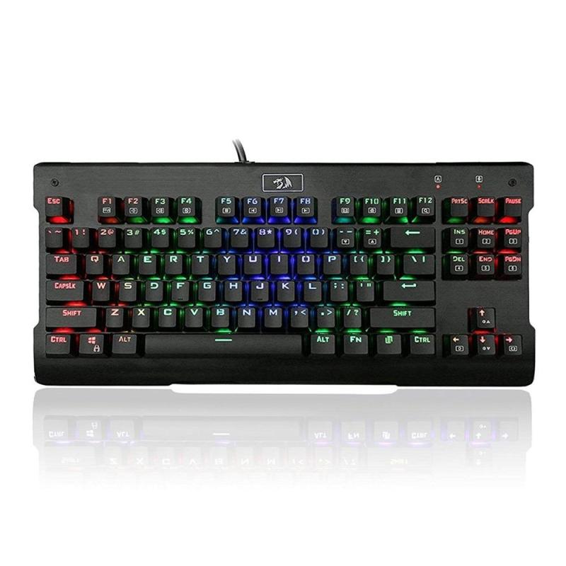 Redragon K561 RGB VISNU 87 Keys Anti-ghosting RGB Backlit Waterproof Mechanical Gaming Keyboard with Blue Switches Singapore