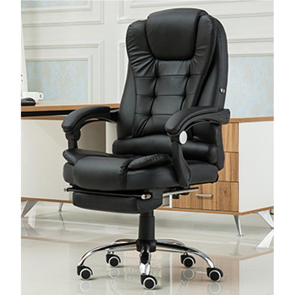 Office Massage Boss Chair With Leg Rest ( Free