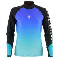 Aqua Lung Rash Guard Athletic Fit Long Sleeves Women