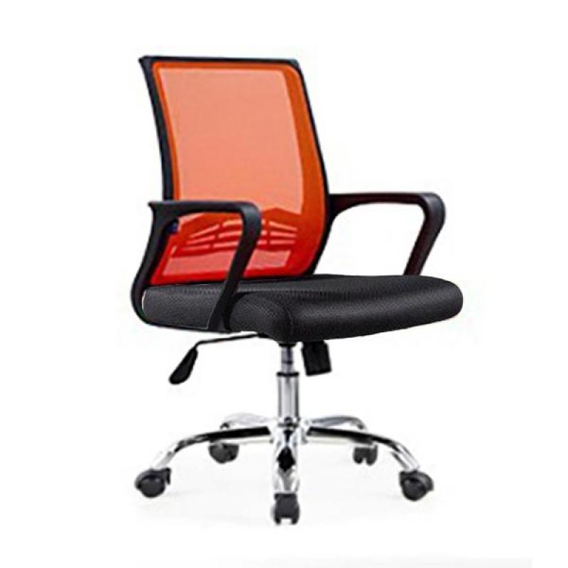 Bently Office Chair C20 (Black/Orange),delivery-weekdays before 6pm Singapore