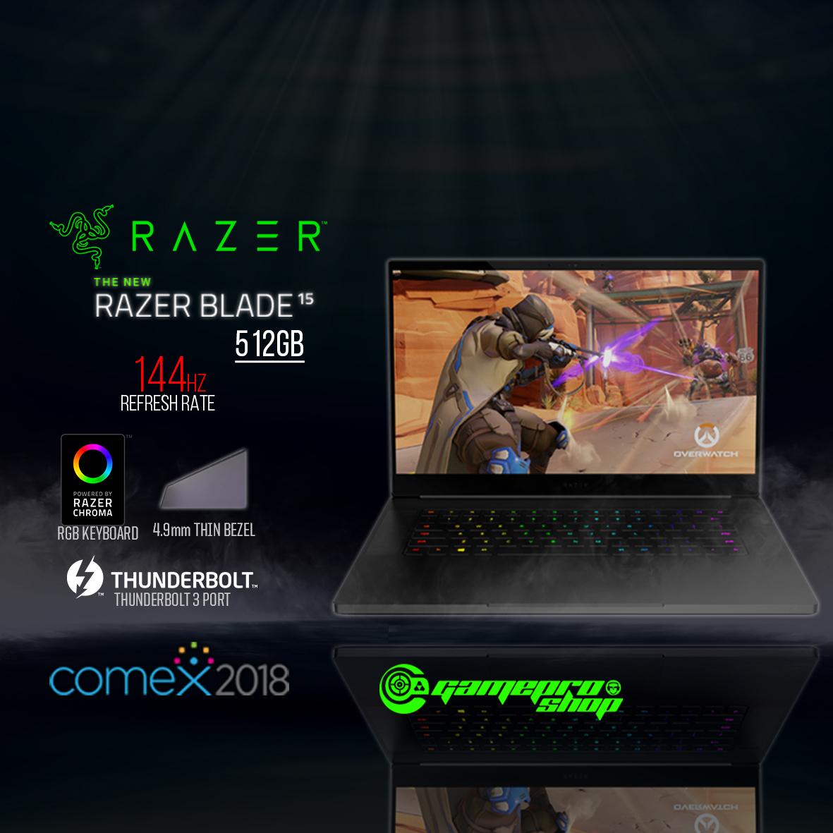 RAZER BLADE 15 GTX1070 Max-Q with 144Hz- (256GB / 512GB) *BEST VALUE PROMO*