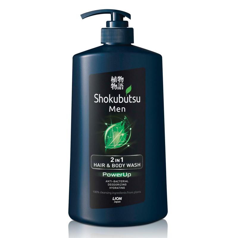 Buy Shokubutsu Men 2-in-1 Hair & Body Wash (PowerUp), 850ml Singapore