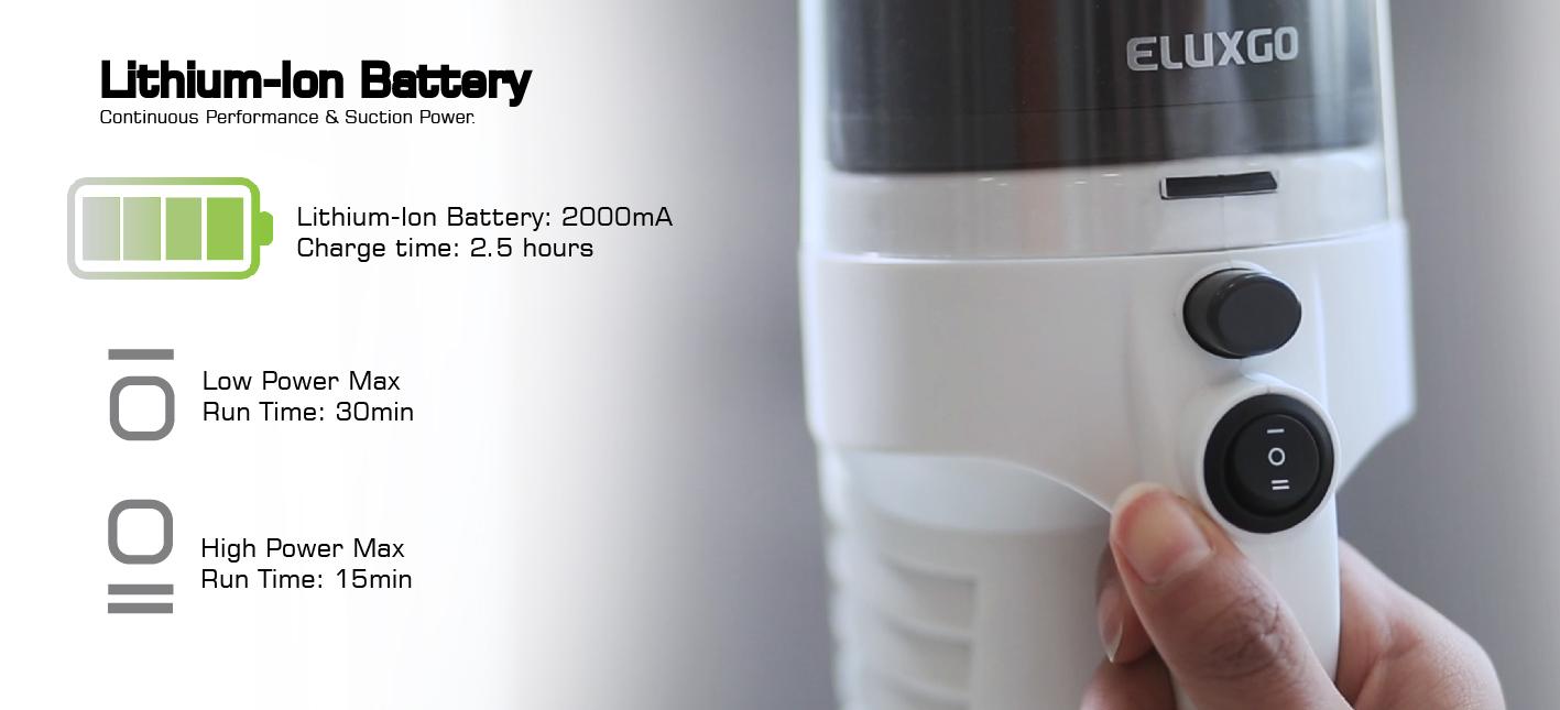 Buy Eluxgo World Quietest Lightest Anti Dust Mite Cordless Handheld