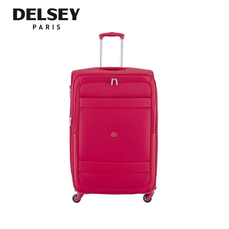 Indiscrete 78cm 4 Wheel Expandable Trolley Soft Case (Red/Blue) *New Arrival*