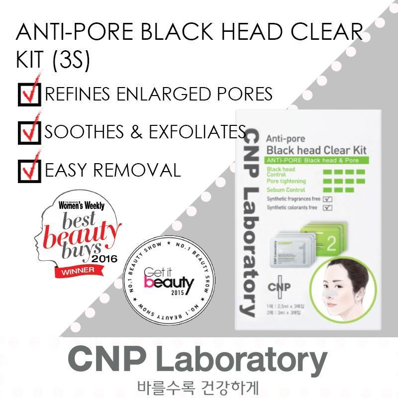 Buy CNP Laboratory Anti-Pore Blackhead Clear Kit 3 Sets Singapore