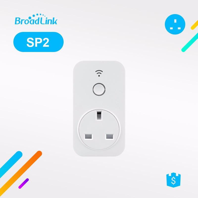 Broadlink SP2 Smart Plug WIFI Socket App Remote Control Socket for iPhone and Android Devices Broadlink SP2-UK
