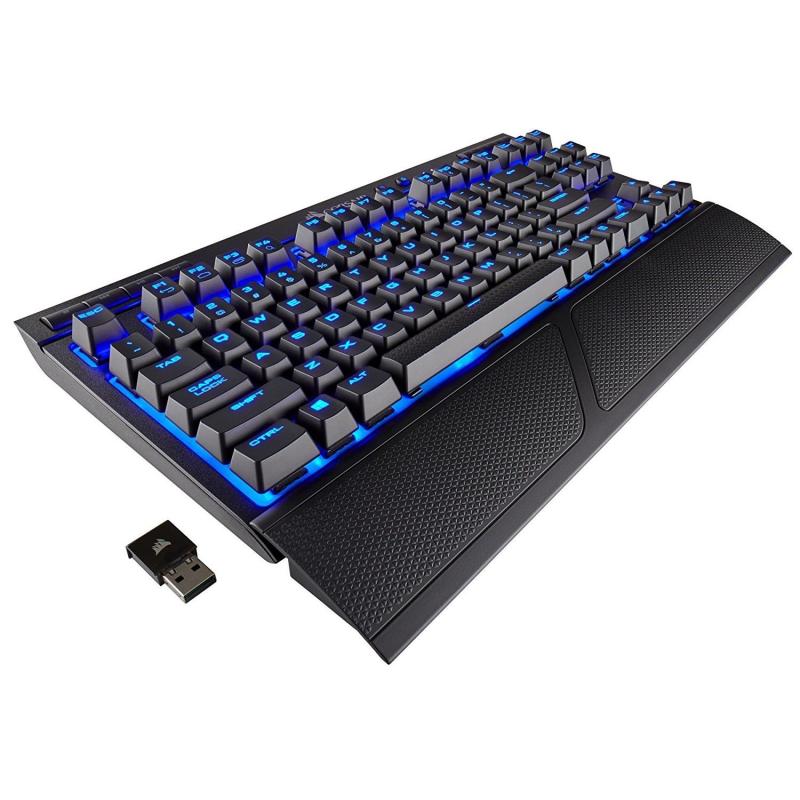 CORSAIR K63 Wireless Mechanical Gaming Keyboard, Backlit Blue Led, Cherry MX Red - Quiet & Linear Singapore