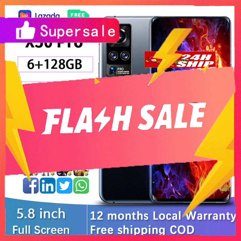 5G【bisa COD + gratis ongkir】X50 pro xiomi promo hp android 4g 300 ribuan cuci gudang hot sale hp murah 300 ribuan asli full layar handphone di bawah 1 juta