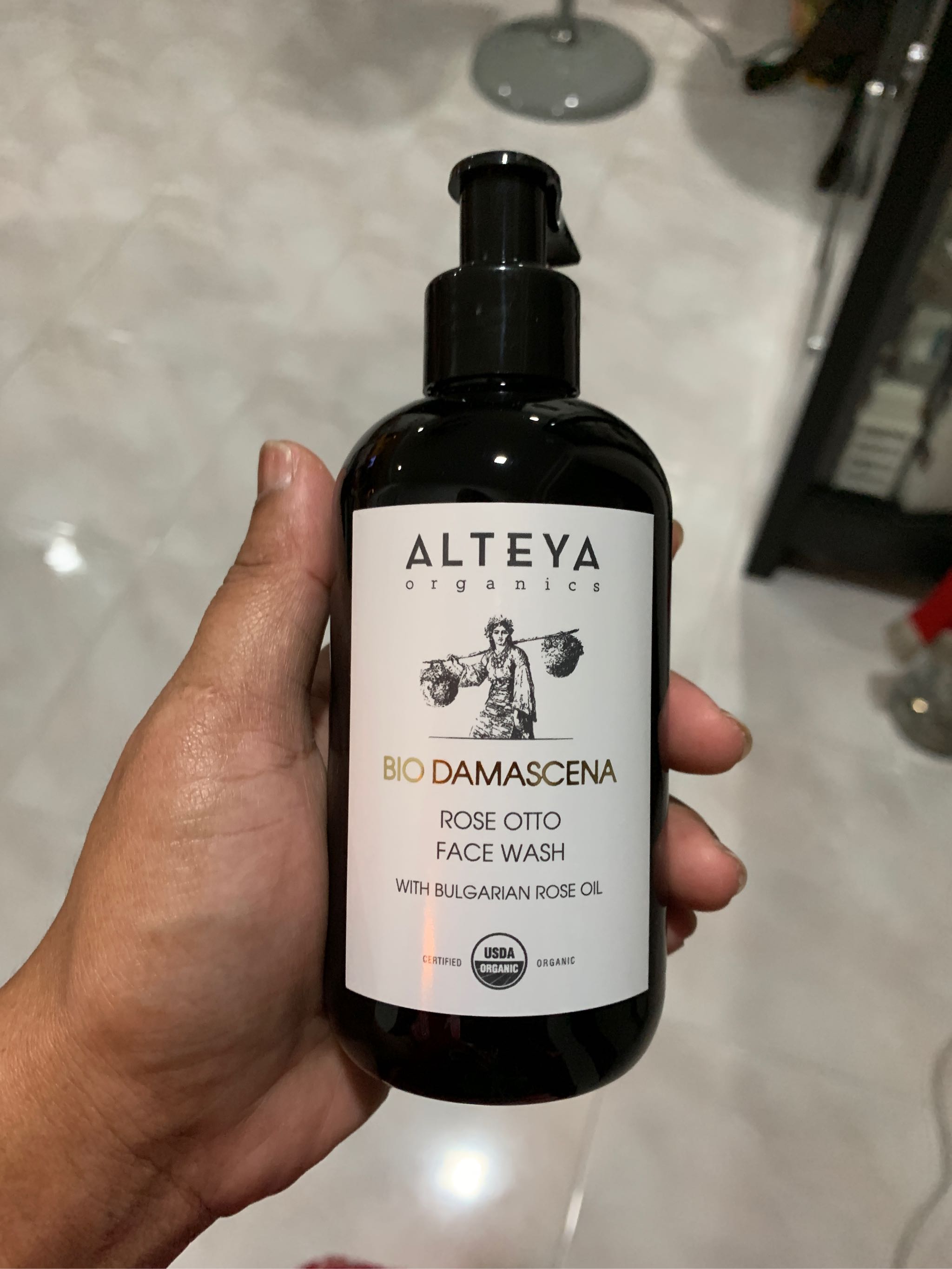 alteya organics face wash