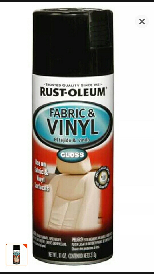 rustoleum fabric paint black