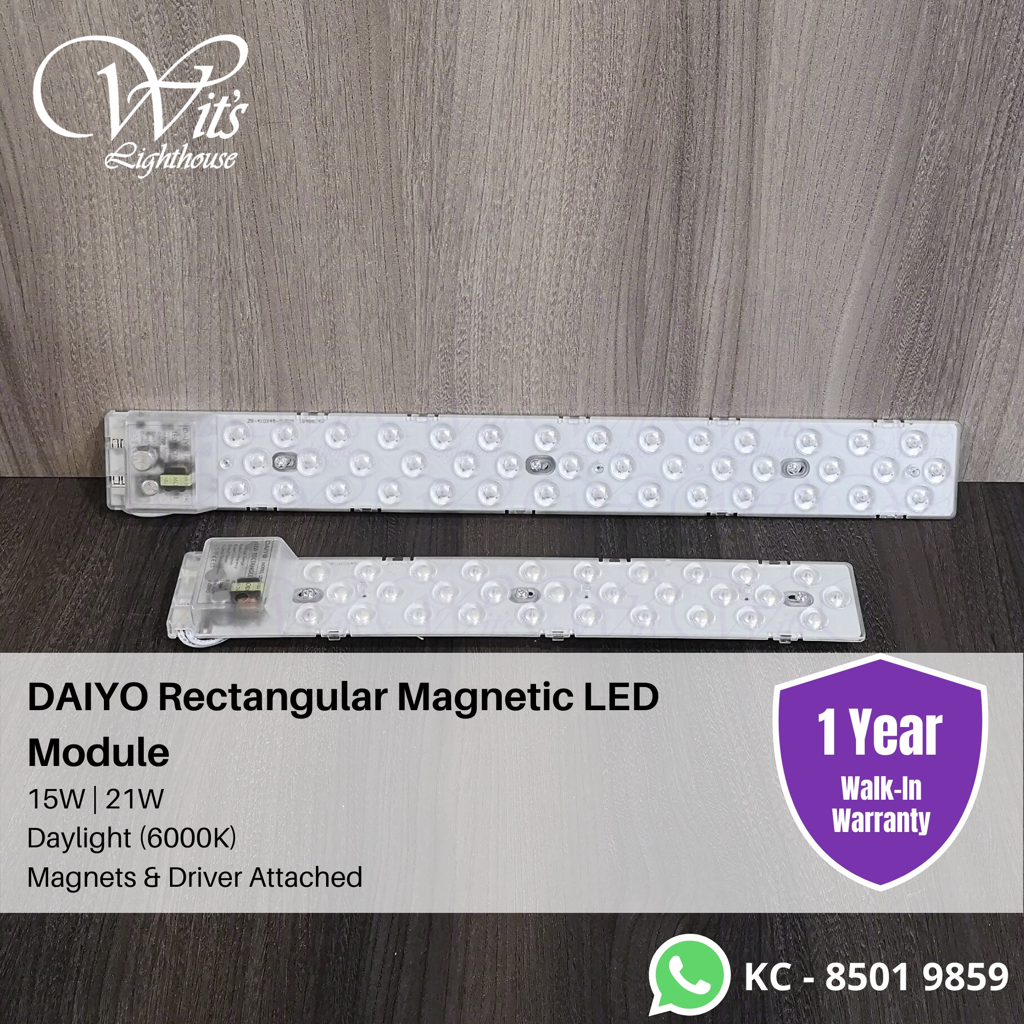LED Ceiling Light Replacement LED Module Magnetic Module LED Light LED PLL Replacement Long 15W 21W 1 Year Local Warranty