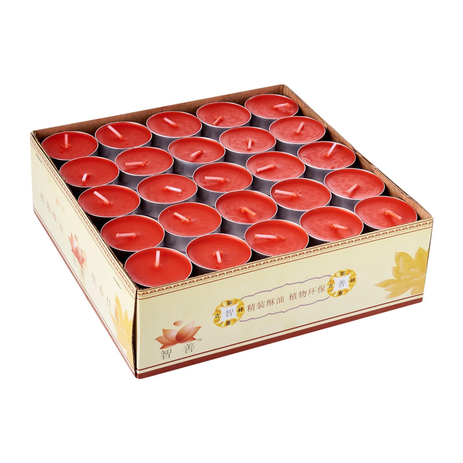 JPF Tealight Candle (Red)