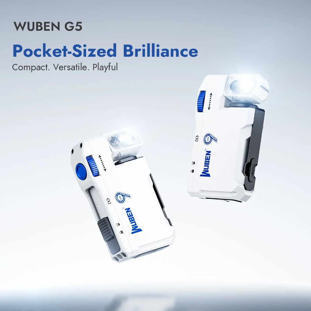 Wuben G5 White EDC Flashlight - 9th Anniversary Edition