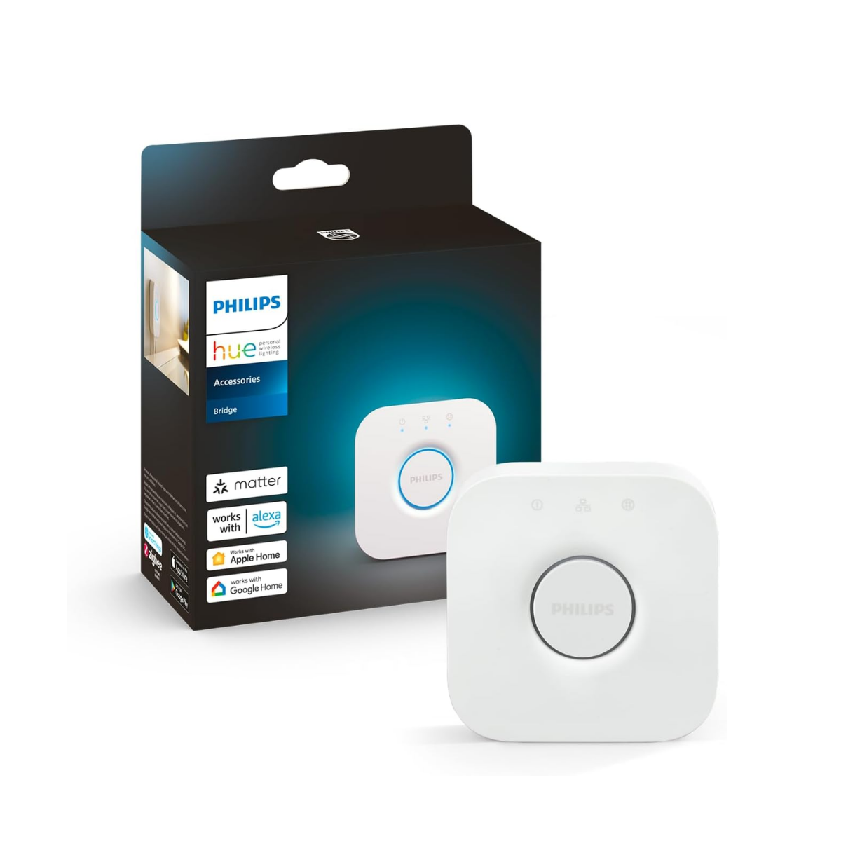 Philips Hue Bridge Lighting Hub - White (Compatible with Amazon Alexa Apple HomeKit and Google Assistant)