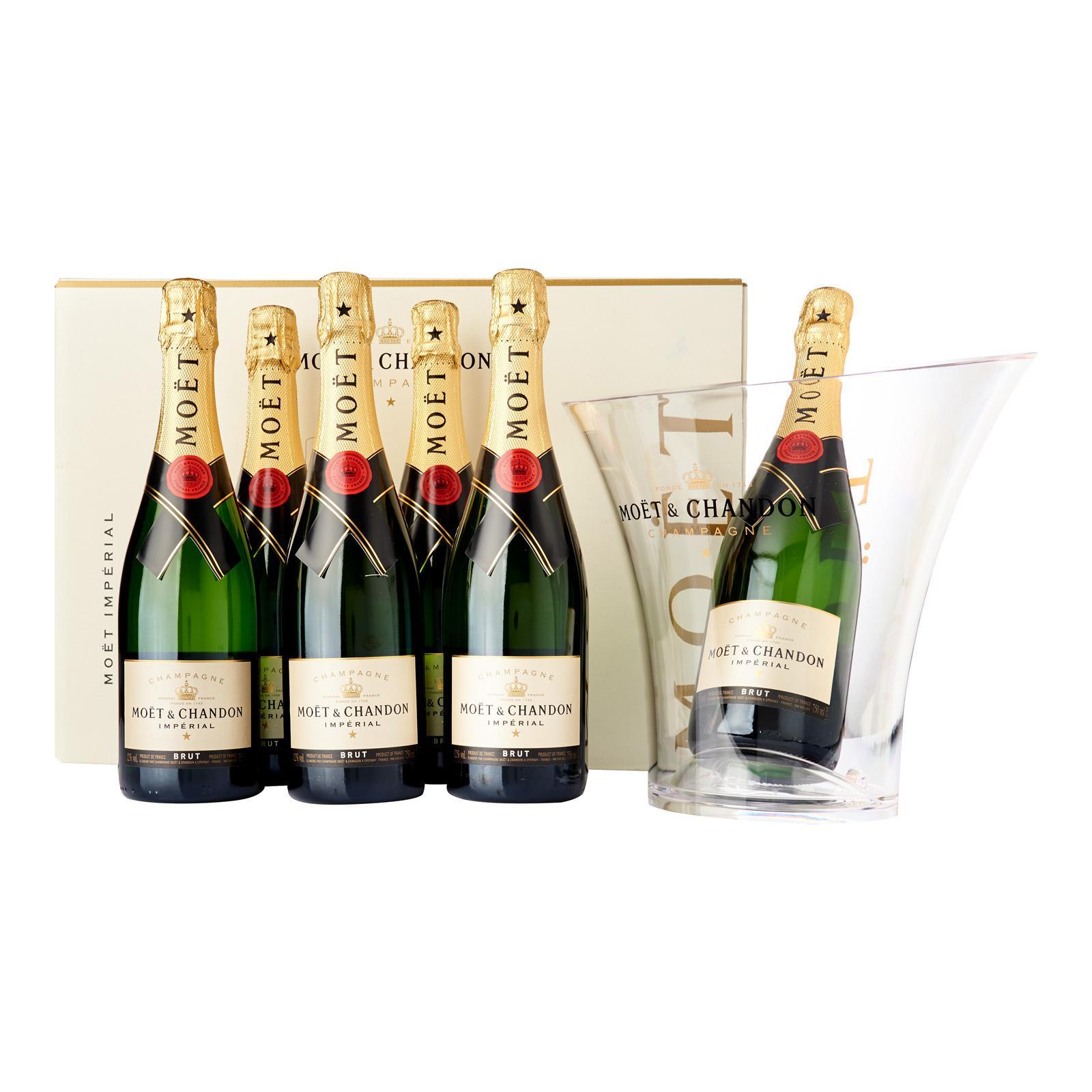 Moet & Chandon Brut Imperial Champagne - Case + Free Ice Bucket