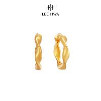 Lee Hwa 916 Gold Wave Huggie Earrings