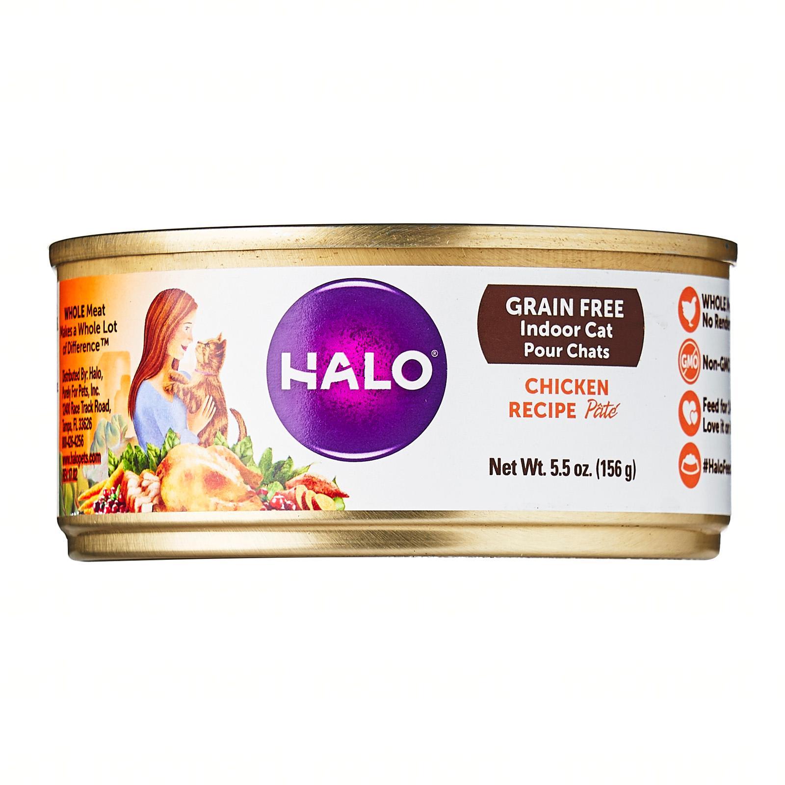 halo chicken cat food