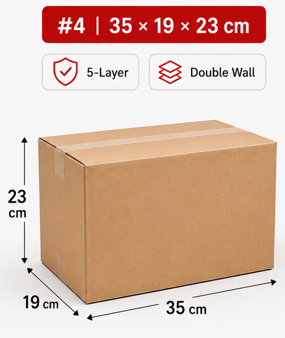 Carton Box Corrugated Box Packing Box House Moving Packaging Box for Moving Storage