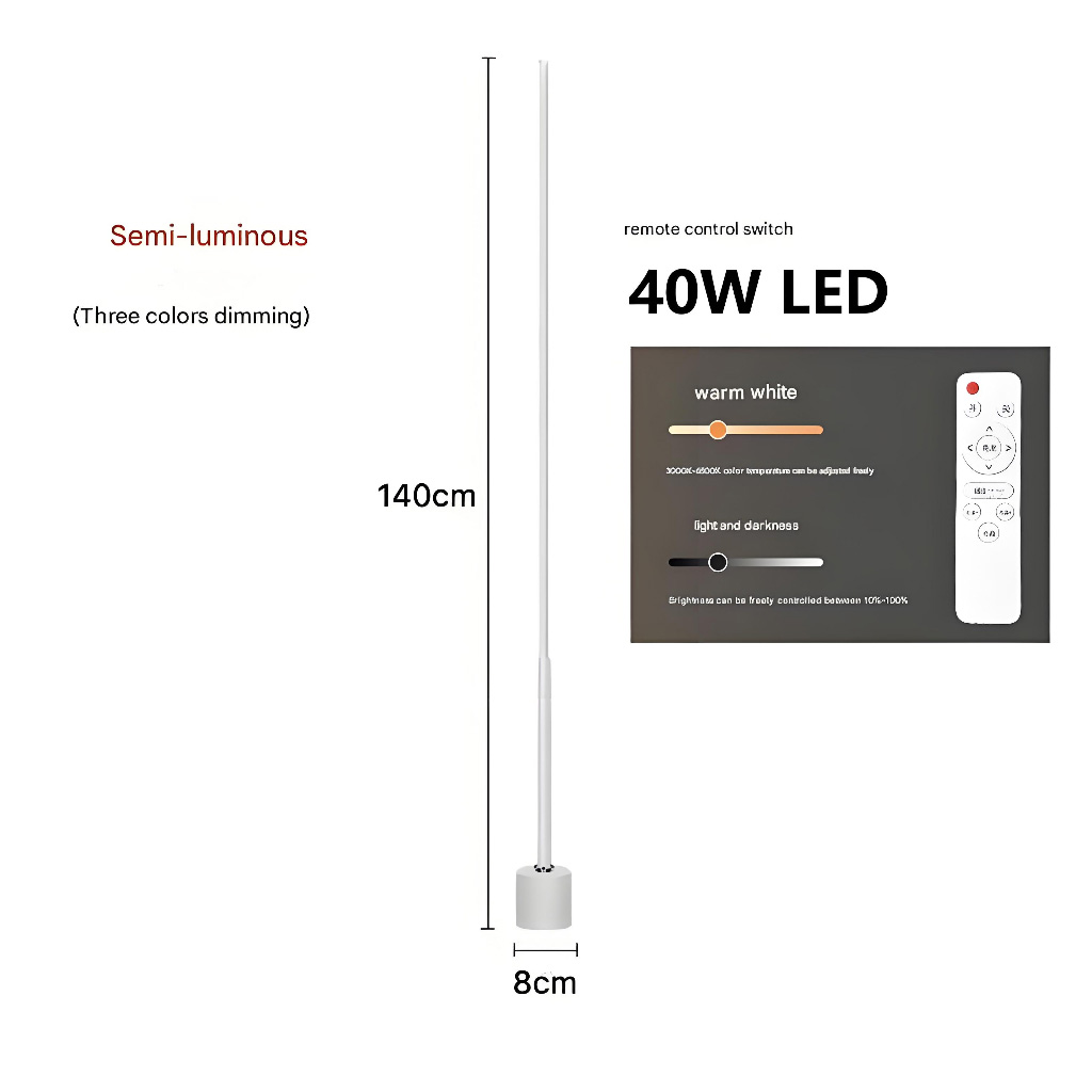 《2 Day Doorstep Delivery》NIASA Minimalist LED floor lamp atmosphere lamp