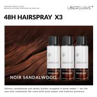 Ubersuave 48H Strong Hold Hair Spray - Ultra Long Lasting Humidity Resistance 6H Perfume Super Quick Dry Easy Wash