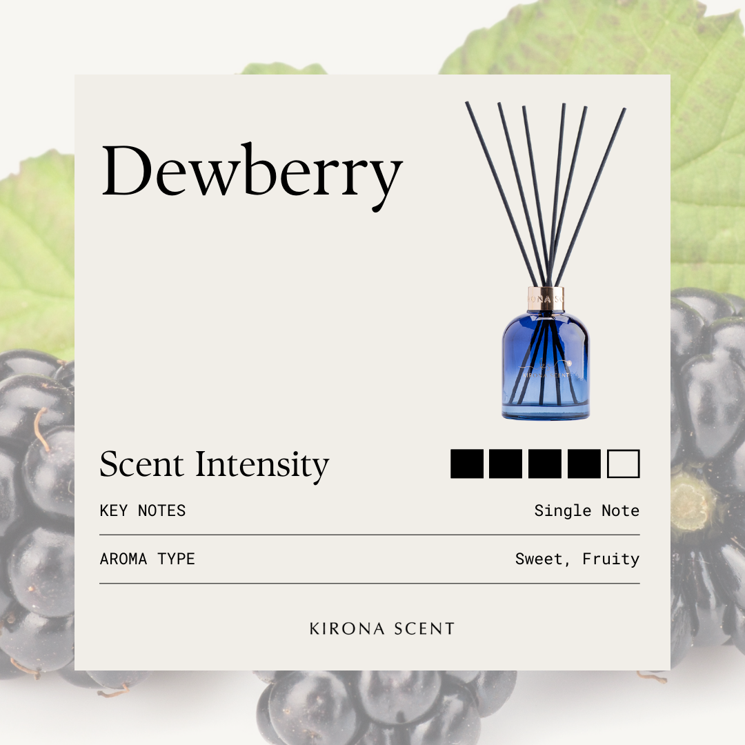 [KIRONA SCENT] Posh Blue Reed Diffuser 120ml | Aromatherapy for Home Office & Bathroom Fragrance Decor Gifts