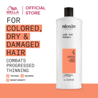 Nioxin System 4 Shampoo 1000ml For Colored/Treated Hair With Progressed Thinning