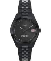 Timex x Wednesday Timex Legacy 36mm Stainless Steel Bracelet Watch (TW2Y19600)