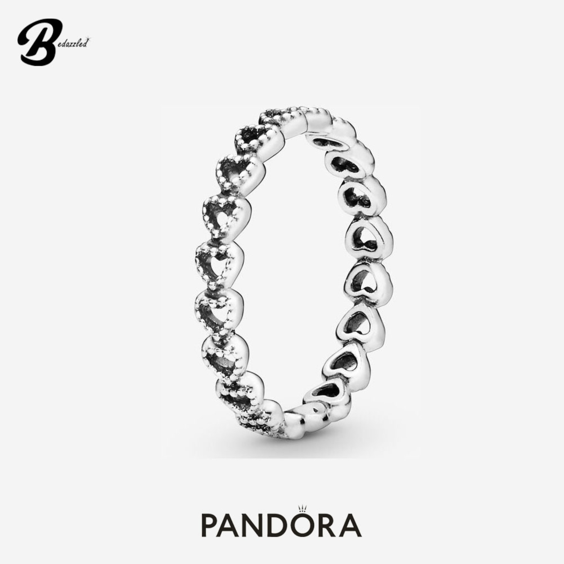 Pandora Band of Hearts Ring 190980