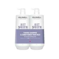 Goldwell DualSenses Just Smooth Taming Shampoo and Conditioner Duo Set