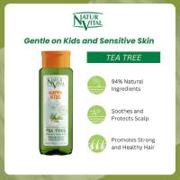 [BUNDLE OF 2] NaturVital Happy Kids Hair Shampoo (2 x 300ml) - Tea Tree / Peach