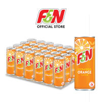 F&N Outrageous Orange Sparkling Drink 325ML x 24
