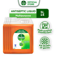 Dettol Antiseptic Liquid 5L Bundle of 4