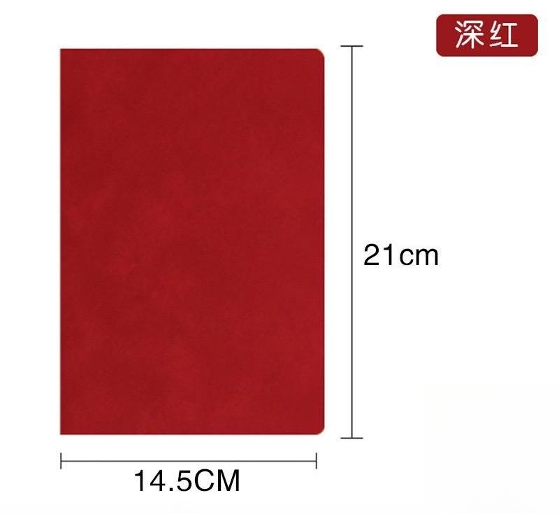 Notebook A5 A6 notepad simple diary business leather notebook stationery notebook Abbie Lu