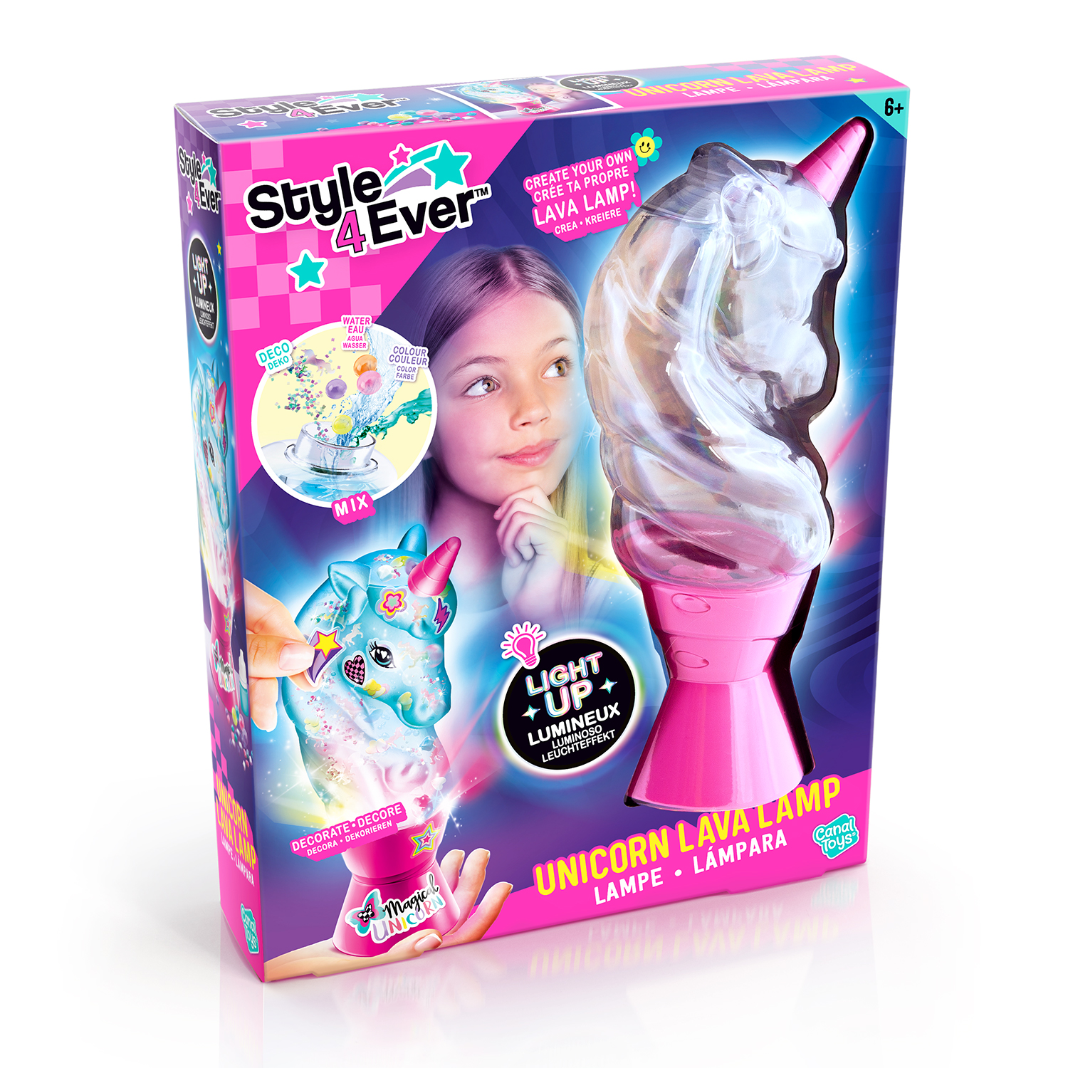 Style 4 Ever Unicorn Lava Lamp | Craft Toys For Kids
