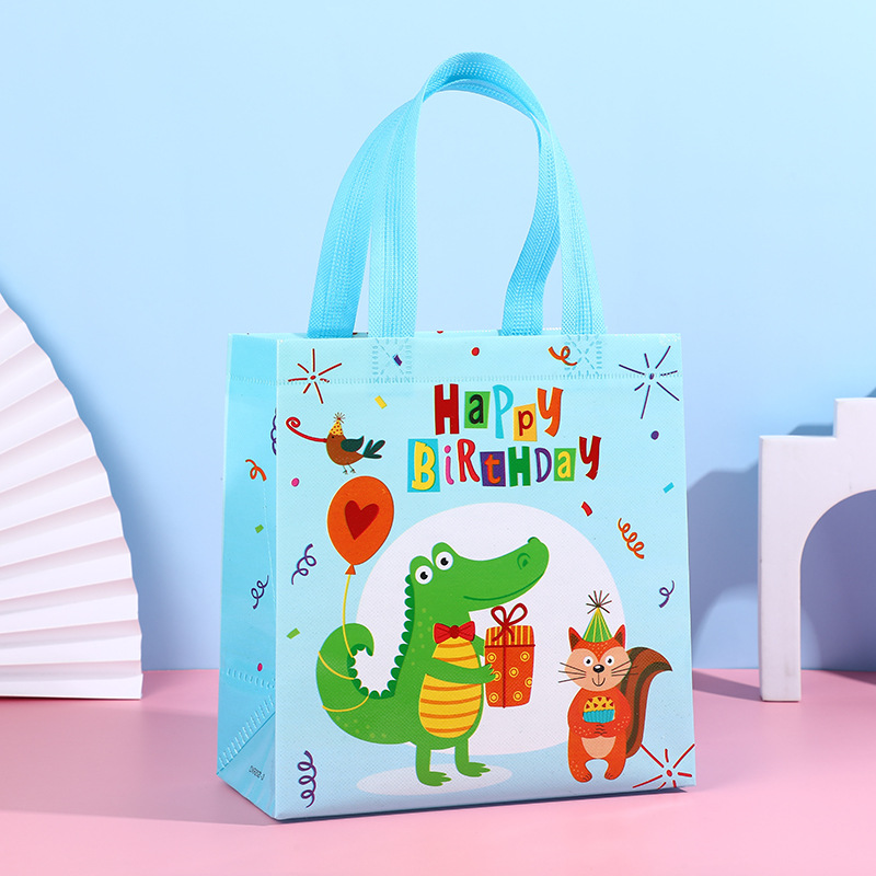 Goodie Bag Packaging for Birthday Parties Non-Woven (Dino / Unicorn / Mermaid / Baby Shark)