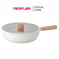 Neoflam Fika Wokpan 26cm / 30cm | Ceramic Coating | Non-stick | No PFAS & Teflon | Perfect size for family meals