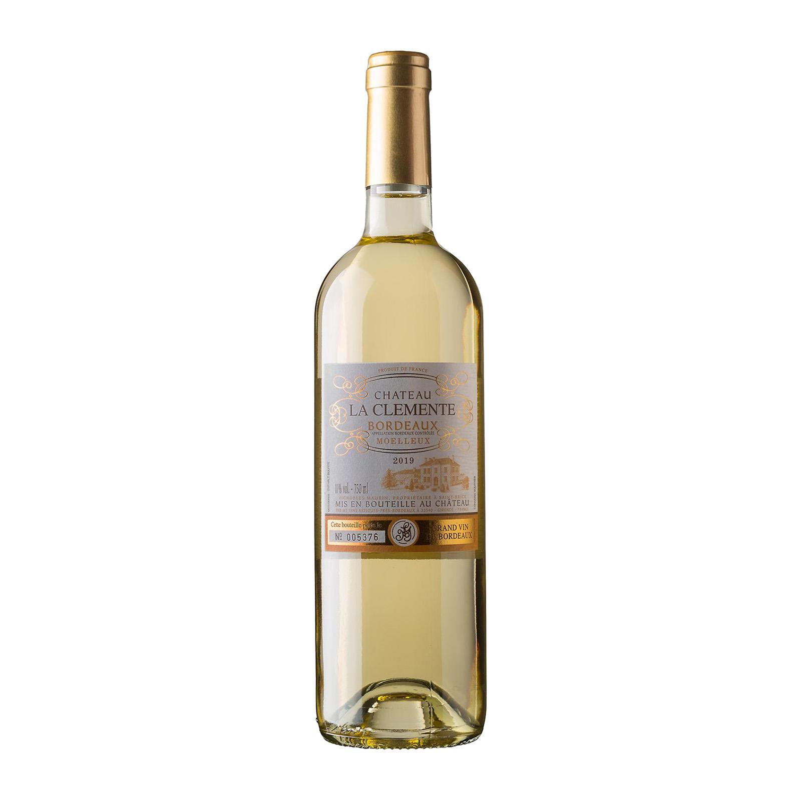 Chateau La Clemente Bordeaux Moelleux Semi Sweet White Wine