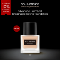 shu uemura foundation  advanced unlimited fluid lumi matte spf 24 pa+++ for long lasting makeup 35ml