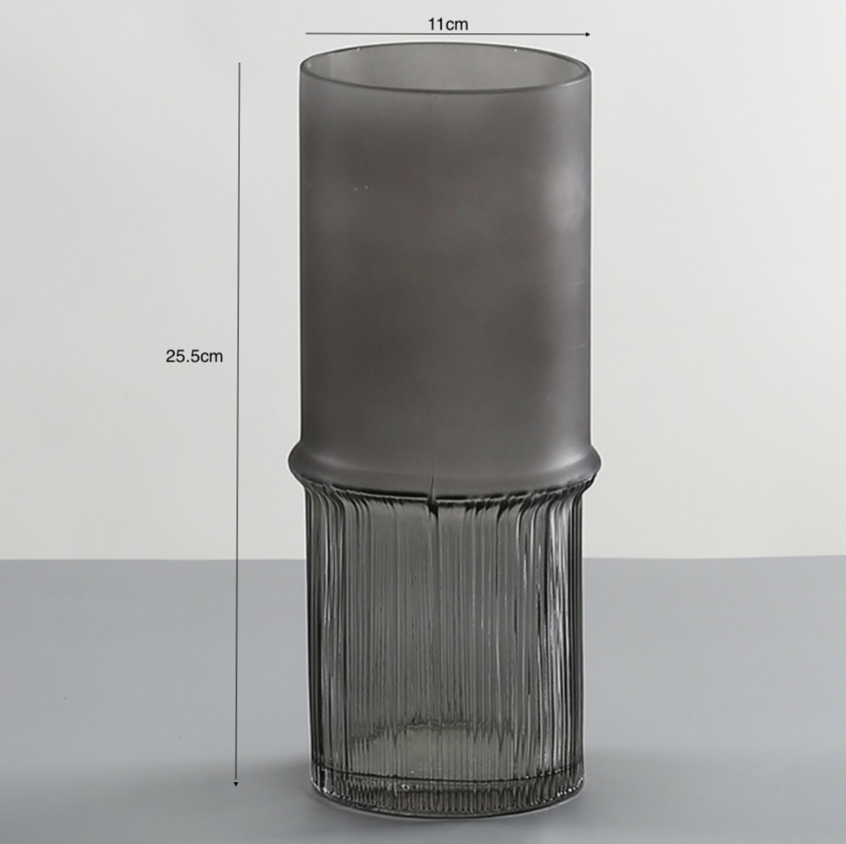 (SG STOCK)Minimalism glass vase/glass vessel/flower vase/flower pot/home decor/flower vessel/nordic/VS006