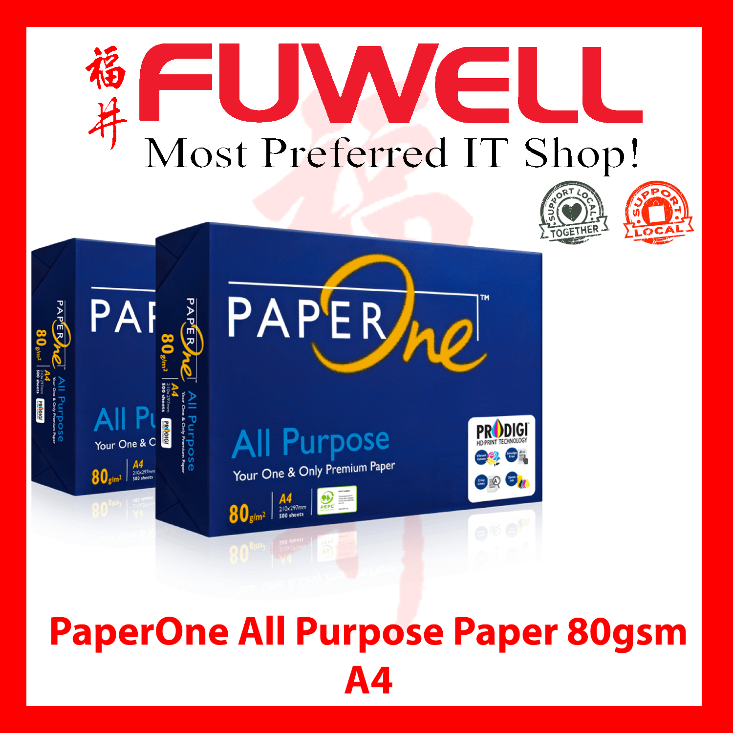 PaperOne All Purpose Paper 80gsm A4