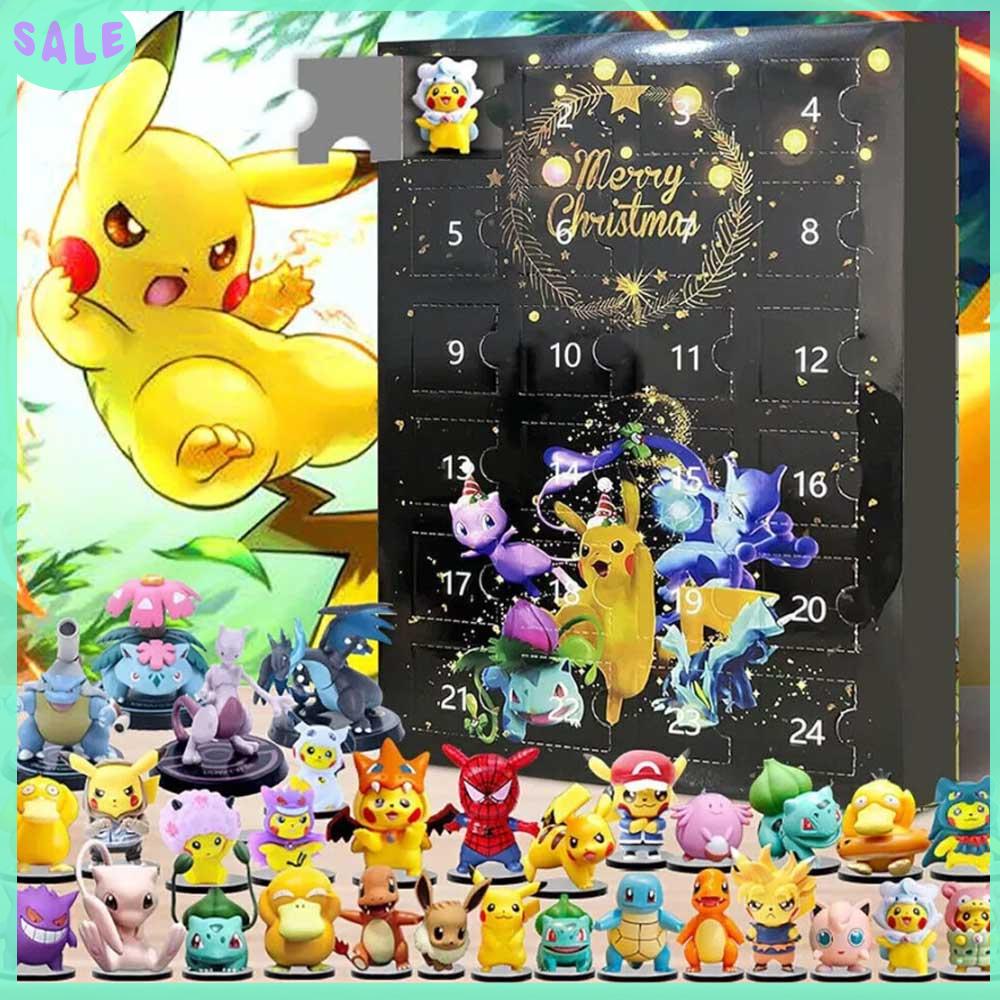Christmas Advent Calendar 24Days Pokemon Christmas Blind Toy Gift