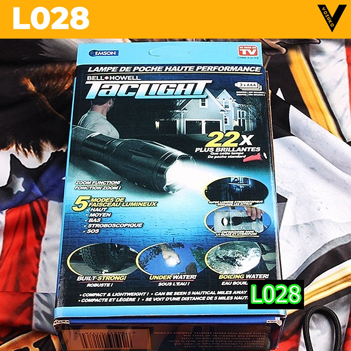 [SG SELLER] Battery operated and zoomable led torch very bright flashlights