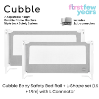 Cubble Baby Safety Bed Rail (3 Sizes: 1.5m/1.9m/2.0m) Bed Guards