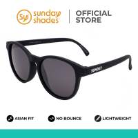 Sunday Shades Dark Side Surge Asian Fit Bounce Free Unisex Sunglasses. Shades for Running Kayaking Cycling Skating.