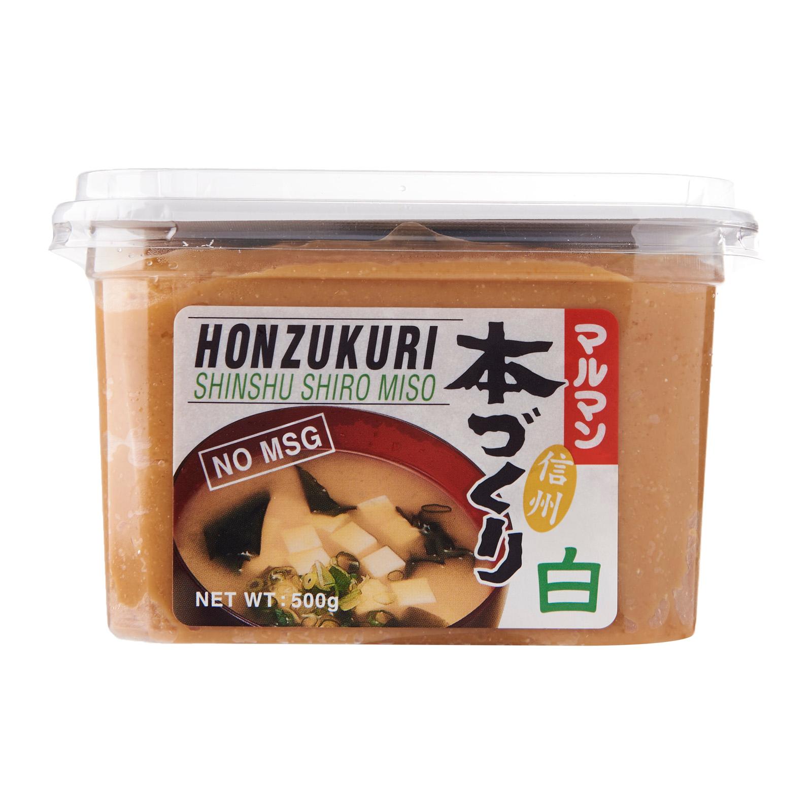 Maruman MSG Free Honzukuri Aka Miso Paste 750g Tub